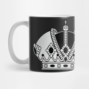 Imperial crown (silver and black) Mug